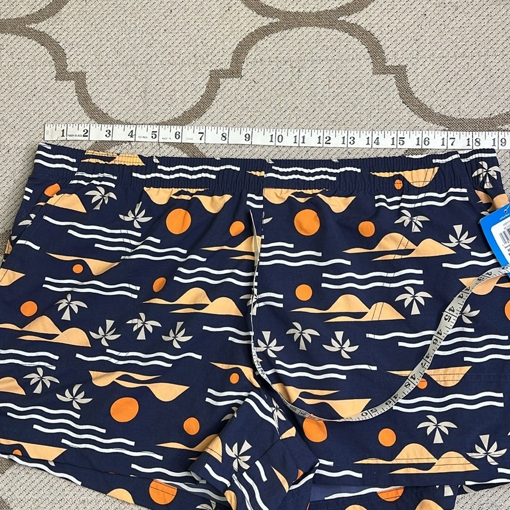 Columbia Sandy River II 3” Blue/Orange Athletic Shorts Nautical Pattern size XL - Picture 9 of 16